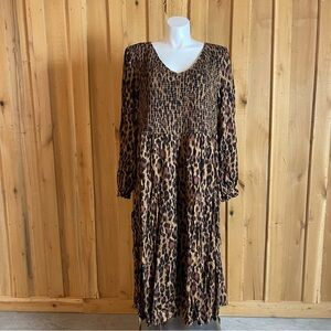 Avenue Women’s Plus Size Dress NWT Size 236/28 “Dress Cheetah”